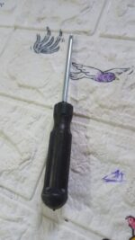 Small Pocket Size Slotted Cross Head Flat Magnetic Screwdriver (1 Pc) - Fabric Detail by Nari Haat, Indian ethnic wea...