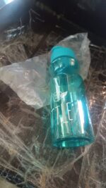 BPA-Free Plastic Sports Water Bottle (Approx. 400 ML / 1 Pc) - Full Detail by Nari Haat, Indian ethnic wear, women cl...