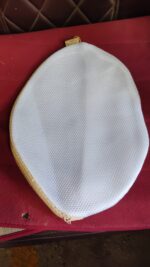 Round Mesh Bra Wash Bag with Zipper for Washing Machine (1 Pc / Mix Size & Design) - Full Detail by Nari Haat, Indian...