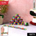 Colorful Snap Slap Bracelet Toy (12 Pc Set ) - With Dupatta by Nari Haat, Indian ethnic wear, women clothing, designe...