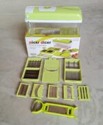 Plastic 13-in-1 Manual Vegetable Grater,Chipser and Slicer - Full Detail by Nari Haat, Indian ethnic wear, women clot...