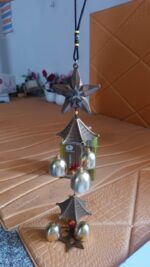 Home Decor Wind Chimes Outdoor Hanging (1 Pc) - Fabric Detail by Nari Haat, Indian ethnic wear, women clothing, desig...