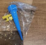 Blue Plant Watering Spikes self Watering Spikes (1 Pc) - Fabric Detail by Nari Haat, Indian ethnic wear, women clothi...