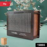 Big Wooden Savings Challenge Money Bank / Piggy Bank - (1 Pc) - With Dupatta by Nari Haat, Indian ethnic wear, women ...