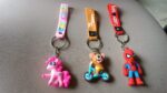 Cute Cartoon Silicone 3D Key Chain with Metal Hook & Strap (Pack of 1) - Full Detail by Nari Haat, Indian ethnic wear...