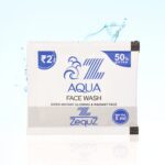 Zequz Aqua Face Wash Sachet (5 ML / 1 Pc) - Back View by Nari Haat, Indian ethnic wear, women clothing, designer suit