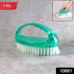 Heavy-Duty Multi-Purpose Cleaning Brush with Ergonomic Handle (1 Pc) - With Dupatta by Nari Haat, Indian ethnic wear,...