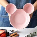 Mickey Shaped Kids Snack Serving Plate
