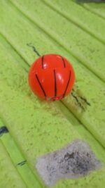 Round Basketball Shaped Pencil Sharpener (1 Pc) - Fabric Detail by Nari Haat, Indian ethnic wear, women clothing, des...