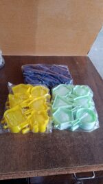 Plastic Cookie Cutter Mould Set (6 Pc) - Fabric Detail by Nari Haat, Indian ethnic wear, women clothing, designer suit