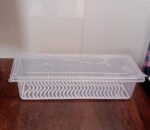 Food Storage Container with Removable Drain Plate and Lid, 1500 ml (Pack of 1 Pc) - Full Detail by Nari Haat, Indian ...