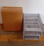 Multifunctional File Rack Drawers: Desktop Storage for Office Supplies (4/3 Layers) - Fabric Detail by Nari Haat, Ind...