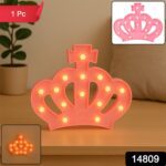 Crown Shape LED Decorative Night Light (1 Pc) - With Dupatta by Nari Haat, Indian ethnic wear, women clothing, design...
