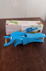 2 in 1 Veg & Fruit Multi Cutter with 5 Blades & Peeler (1 Pc / Multicolor) - Fabric Detail by Nari Haat, Indian ethni...