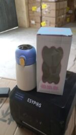 Smart Vacuum Insulated Water Bottle with LED Temperature Display (300 ML Approx) - Fabric Detail by Nari Haat, Indian...