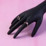 Elegant Black Hand-Shaped Jewelry Display Stand (1 Pc) - Neckline Detail by Nari Haat, Indian ethnic wear, women clot...