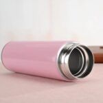 Pink Vacuum Insulated Water Bottle (1 Pc / 500ML) - Neckline Detail by Nari Haat, Indian ethnic wear, women clothing,...