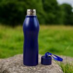 Hot & Cold Stainless Steel Vacuum Insulated Flask Bottle (Approx 500ML / 1 Pc) - Back View by Nari Haat, Indian ethni...