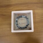 Elegant Dual-Tone Crystal Beaded Stretch Bracelet (1 Pc) - Full Detail by Nari Haat, Indian ethnic wear, women clothi...