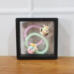 Cute Cartoon Charm Coil Hair Bands (2 Pc / Display Box) - Full Detail by Nari Haat, Indian ethnic wear, women clothin...