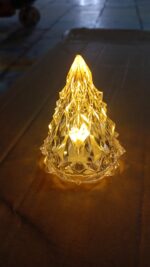 Iceberg / Pyramid Candlelight Tea Light, Diwali (1 Pc) - Full Detail by Nari Haat, Indian ethnic wear, women clothing...