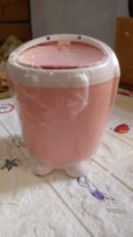 Little White Rabbit Trash Can Small Garbage can with lid Trash can for Cars Mini Dumpster for Desk Tabletop Litter bi...