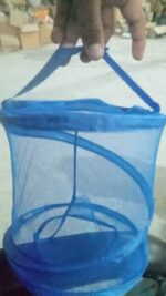 Mesh Up Laundry Hamper Foldable Portable Dirty Clothes Basket for Bedroom Kids Room - Full Detail by Nari Haat, India...