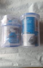 Leakproof & Airtight: 3 Pc Round Food Storage Set (500ml-1500ml) - Fabric Detail by Nari Haat, Indian ethnic wear, wo...