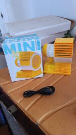 Mini Dual-Blade Portable USB Table Fan - Full Detail by Nari Haat, Indian ethnic wear, women clothing, designer suit