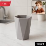 Hexagon Shape Small Plastic Drinking Glass (1 Pc) - With Dupatta by Nari Haat, Indian ethnic wear, women clothing, de...