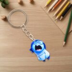 Cute Cartoon Character Girl Keychain For Kids, Bags & Stationery - Closeup Embroidery by Nari Haat, Indian ethnic wea...