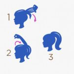 Ponytail Comb with Elastic Loop - (1 Pc) - Back View by Nari Haat, Indian ethnic wear, women clothing, designer suit