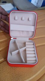 Portable Jewelry Storage Organizer Box (1 Pc) - Full Detail by Nari Haat, Indian ethnic wear, women clothing, designe...
