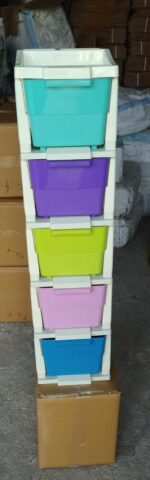 5 Layer Multi-Purpose Modular Drawer Storage System - Full Detail by Nari Haat, Indian ethnic wear, women clothing, d...