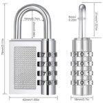 Heavy-Duty 4-Digit Resettable Combination Padlock (1 Pc) - Full Detail by Nari Haat, Indian ethnic wear, women clothi...