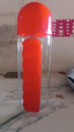 Water Bottle with Built-in 7-Day Pill Organizer Approx 900ml (1 Pc) - Full Detail by Nari Haat, Indian ethnic wear, w...