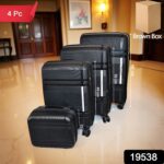 Mix Color Hard-Shell Luggage Trolley 4-Pc (set) - With Dupatta by Nari Haat, Indian ethnic wear, women clothing, desi...