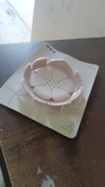 Plastic Flowers Soap Dish Bathroom Accessories Set Shower Gift ,Sabudani (1 Pc) - Fabric Detail by Nari Haat, Indian ...