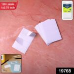 Premium All Purpose Adhesive White Labels (128 Labels) - With Dupatta by Nari Haat, Indian ethnic wear, women clothin...