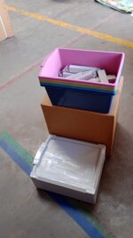 4-Layer Plastic Drawer Storage Organizer, Multi-Purpose Cabinet (1 Pc) - Fabric Detail by Nari Haat, Indian ethnic we...