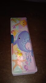 Multipurpose Cartoon Pencil Case – Double Deck Compass Box with 2 Compartments - Full Detail by Nari Haat, Indian e...