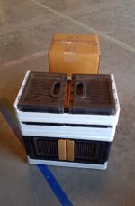 Plastic Folding Wardrobe Storage Organizer (3 Layer / 1 Pc) - Fabric Detail by Nari Haat, Indian ethnic wear, women c...