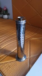 Stainless Steel Agarbatti Stand for Puja (1 Pc) - Fabric Detail by Nari Haat, Indian ethnic wear, women clothing, des...