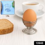Stainless Steel Spring Egg Cup Holder (1 Pc) - With Dupatta by Nari Haat, Indian ethnic wear, women clothing, designe...