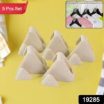 Multi-Functional Plastic Triangle Hanger Connector Hooks 5 Pcs Set - With Dupatta by Nari Haat, Indian ethnic wear, w...