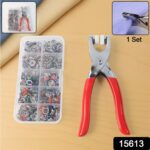 Heavy Duty Snap Button Fastener Plier Tool Kit (1 Set) - With Dupatta by Nari Haat, Indian ethnic wear, women clothin...