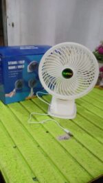 Multifunctional USB Desk Fan Clipped Fan (1 Pc / With Color Box) - Full Detail by Nari Haat, Indian ethnic wear, wome...