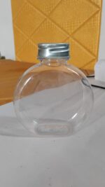 Multipurpose Transparent Round Clear Plastic Container (1 Pc) - Full Detail by Nari Haat, Indian ethnic wear, women c...