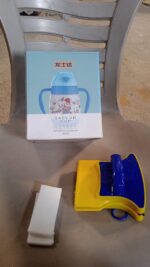 Magnetic Glass Cleaner (1 Pc): Square, Double-Sided Wiper, 2 Extra Pads - Full Detail by Nari Haat, Indian ethnic wea...