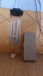 Solar LED Wind Chime with Tubes Soothing Sound & Colorful Glow (1 Set) - Full Detail by Nari Haat, Indian ethnic wear...